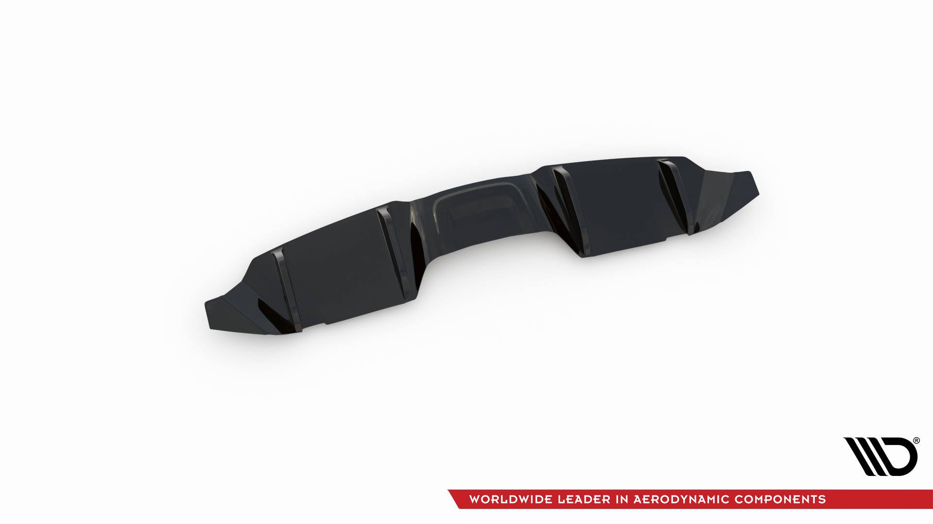 Street+ Heck Ansatz Diffusor passend für Ford Mustang Mk. 6 FL Carbon Look