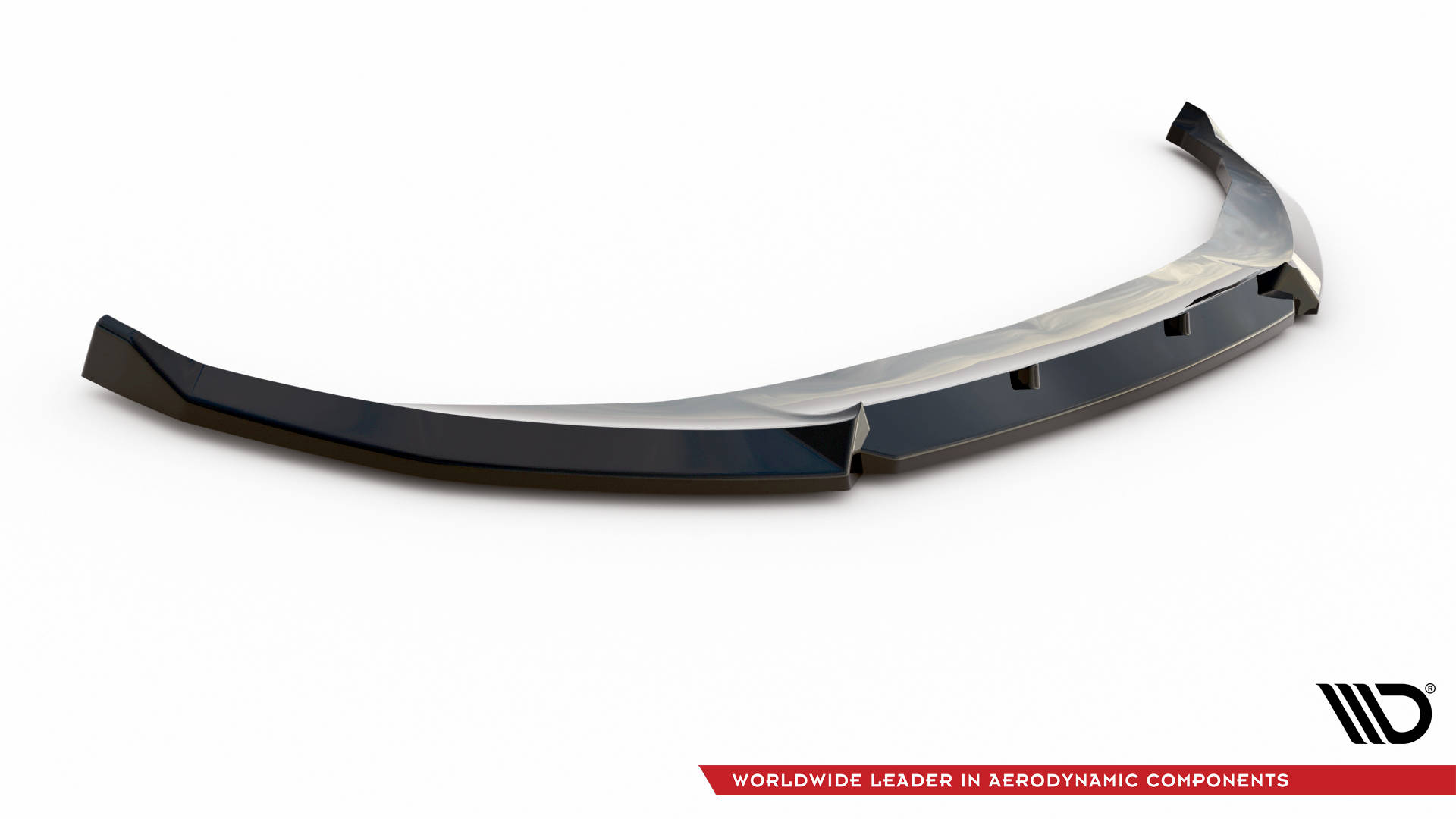 Street+ Spoilerlippe Front Ansatz V.4 passend für Mini Cooper Clubman John Cooper Works F54 FL schwarz Hochglanz