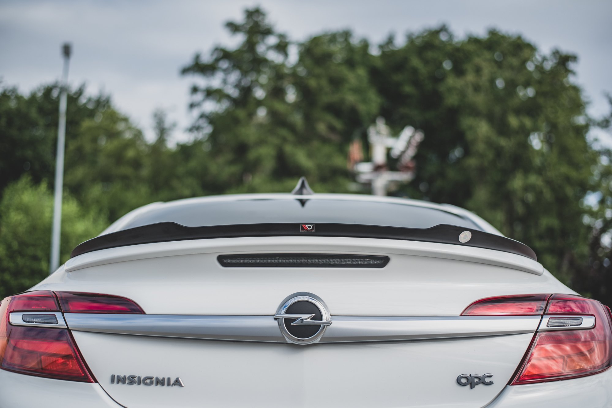 Heck Spoiler Aufsatz Abrisskante passend für Opel Insignia Mk. 1 OPC FL schwarz Hochglanz