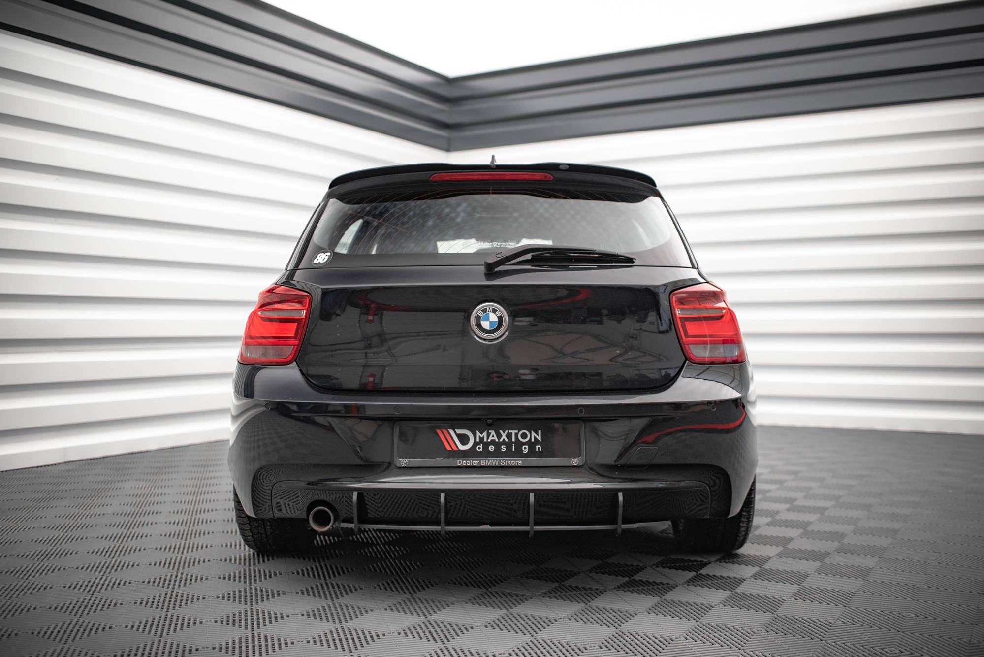 Street Pro Heckschürze Heck Ansatz Diffusor passend für BMW 1er F20