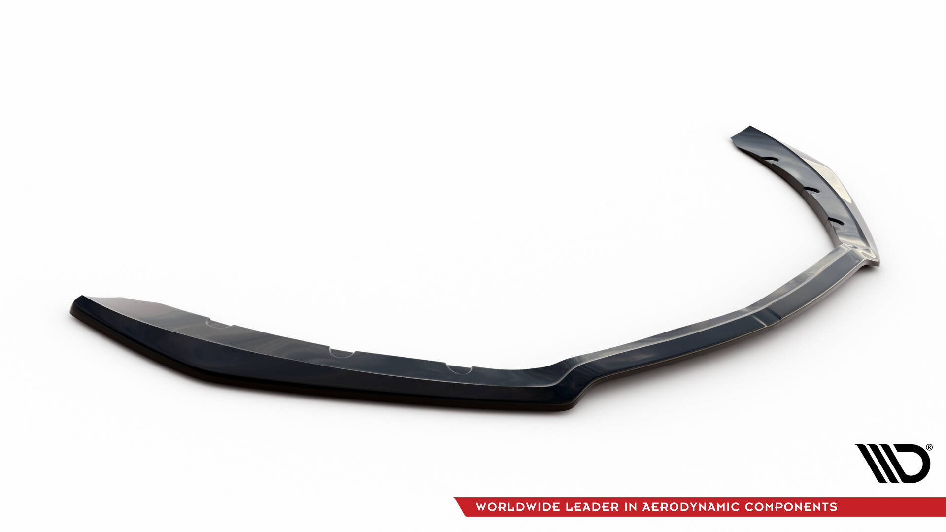 Street+ Spoilerlippe Front Ansatz passend für Ford Mustang GT Mk6 schwarz Hochglanz