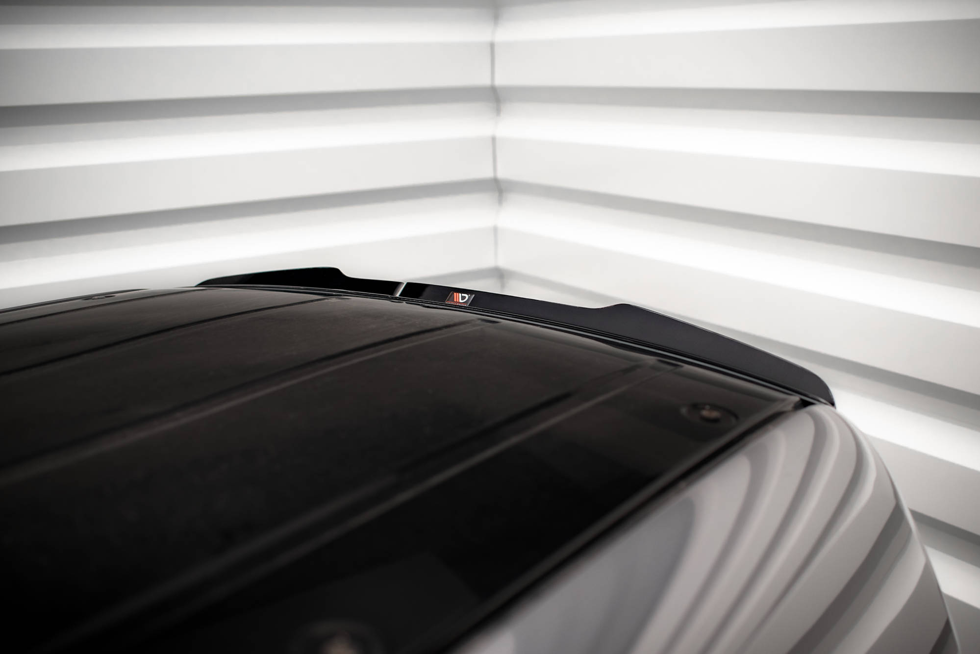 Heck Spoiler Aufsatz Abrisskante passend für VW Caddy Mk3 FL schwarz Hochglanz