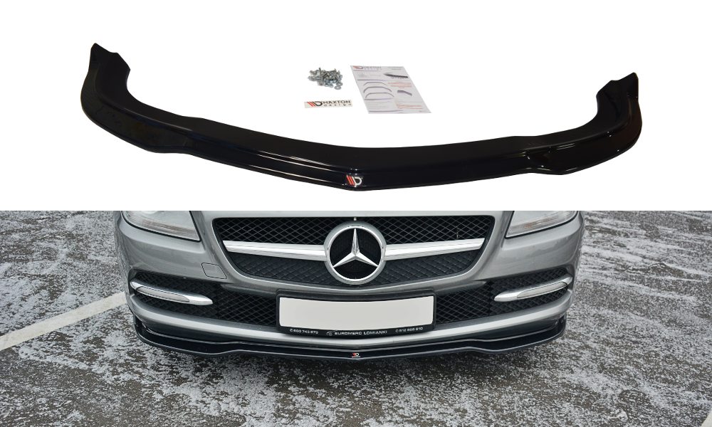Front Ansatz V.1 für Mercedes SLK R172 schwarz Hochglanz
