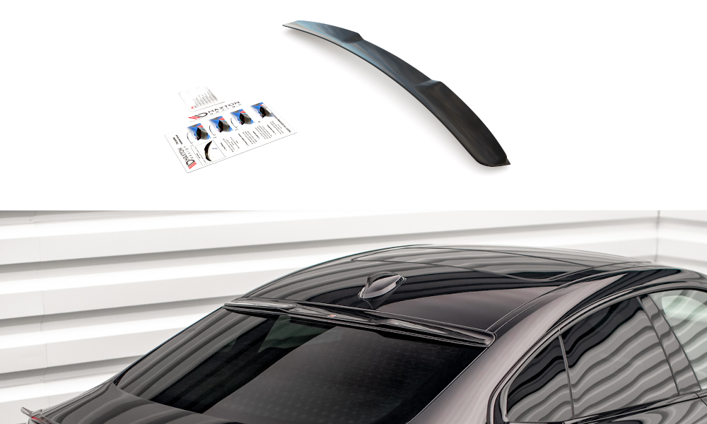 Heckscheiben Spoiler passend für BMW 2 Gran Coupe M-Paket / M235i F44 schwarz Hochglanz