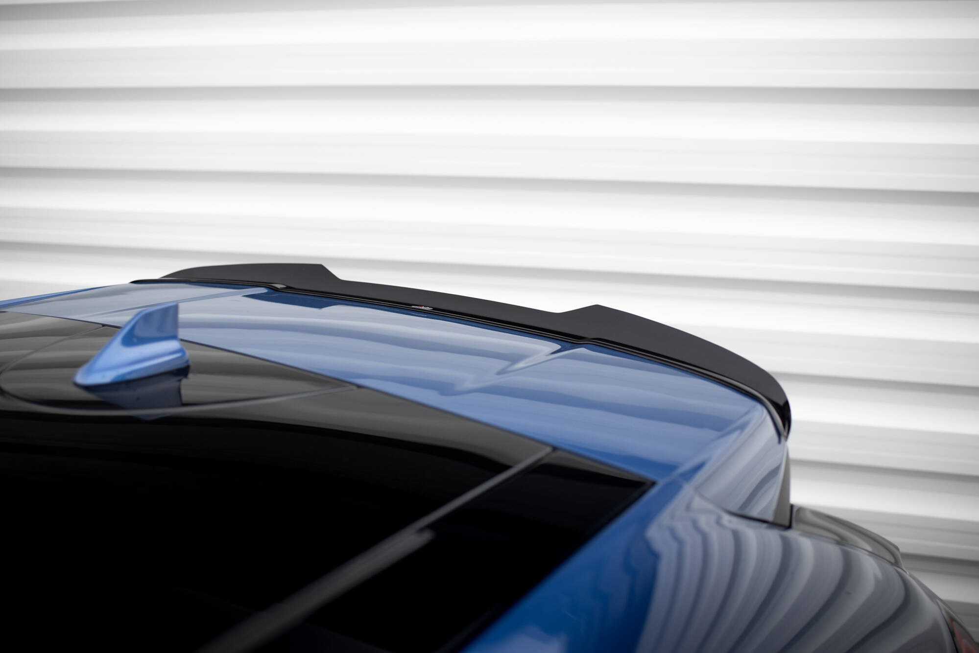 Heck Spoiler Aufsatz Abrisskante passend für Ford Edge Mk2 schwarz Hochglanz