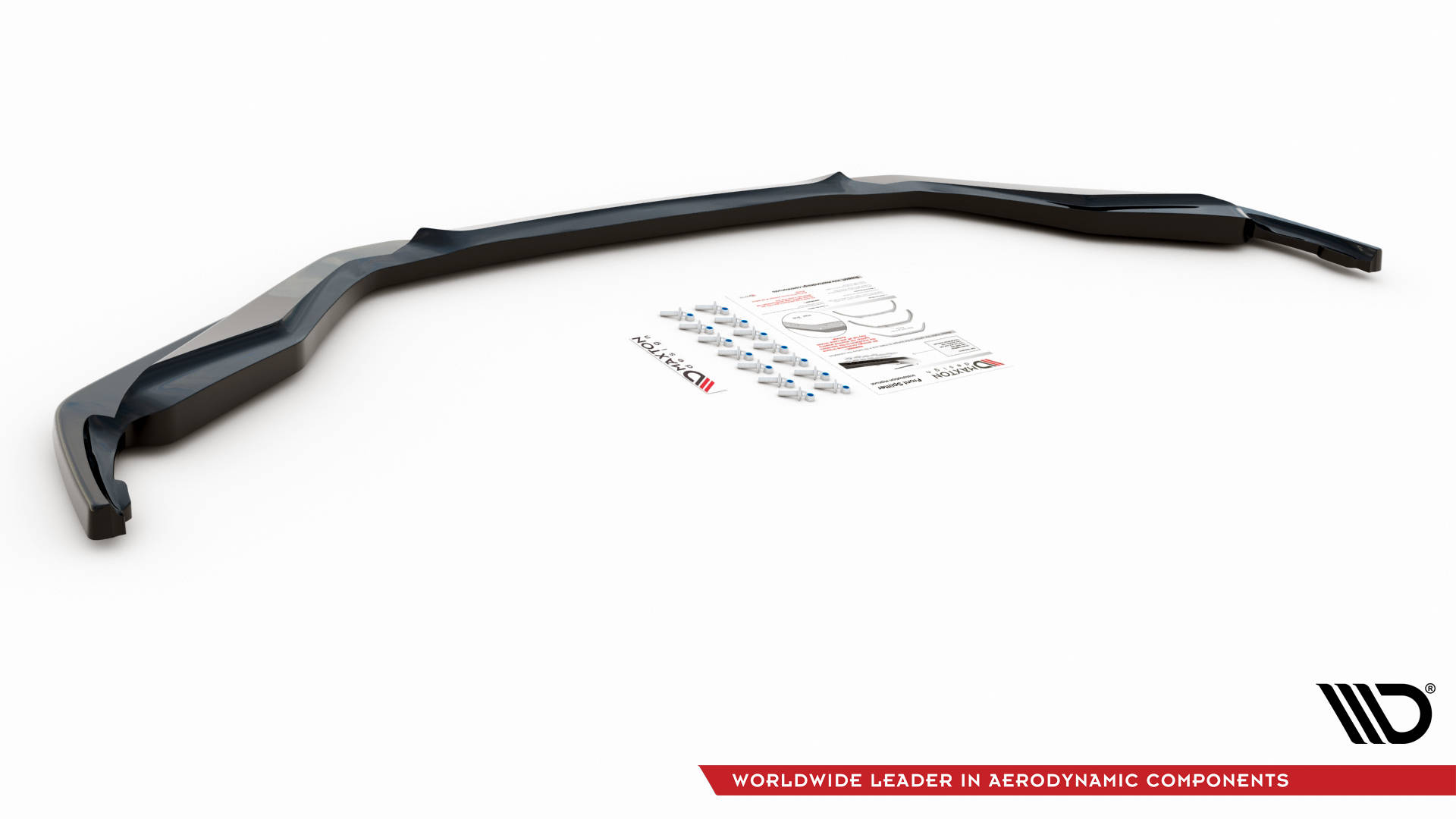 Street+ Spoilerlippe Front Ansatz V.2 passend für Lexus GS F Sport Mk4 L10 schwarz Hochglanz