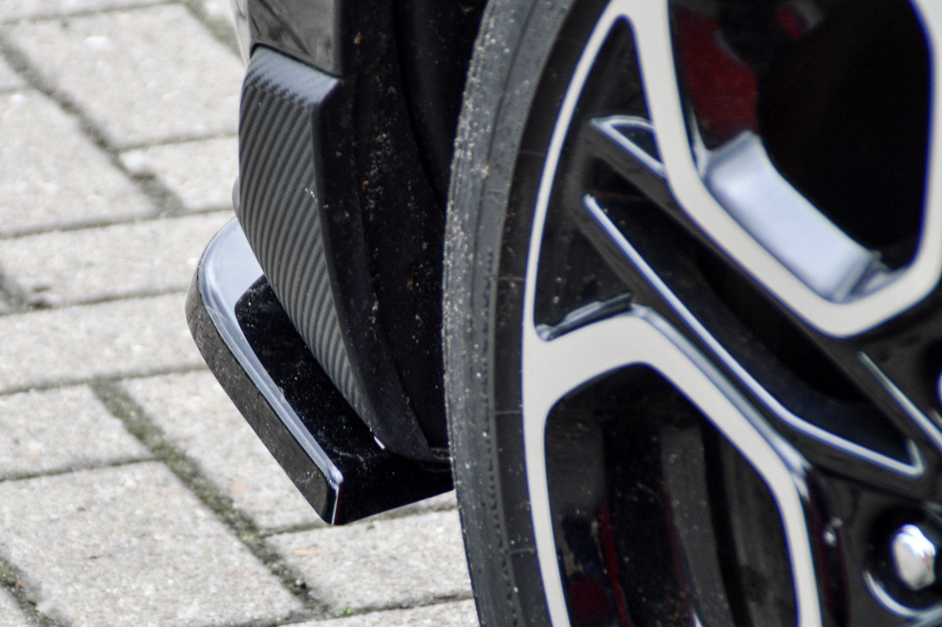 Heckansatz Seitenteile für Suzuki Swift Sport RZ/AZ (Schwarz Matt)