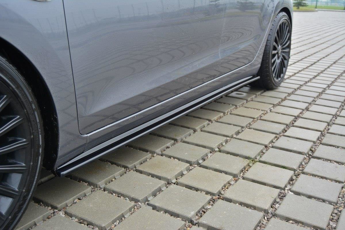 Seitenschweller Ansatz für Hyundai i30 Mk2 schwarz Hochglanz