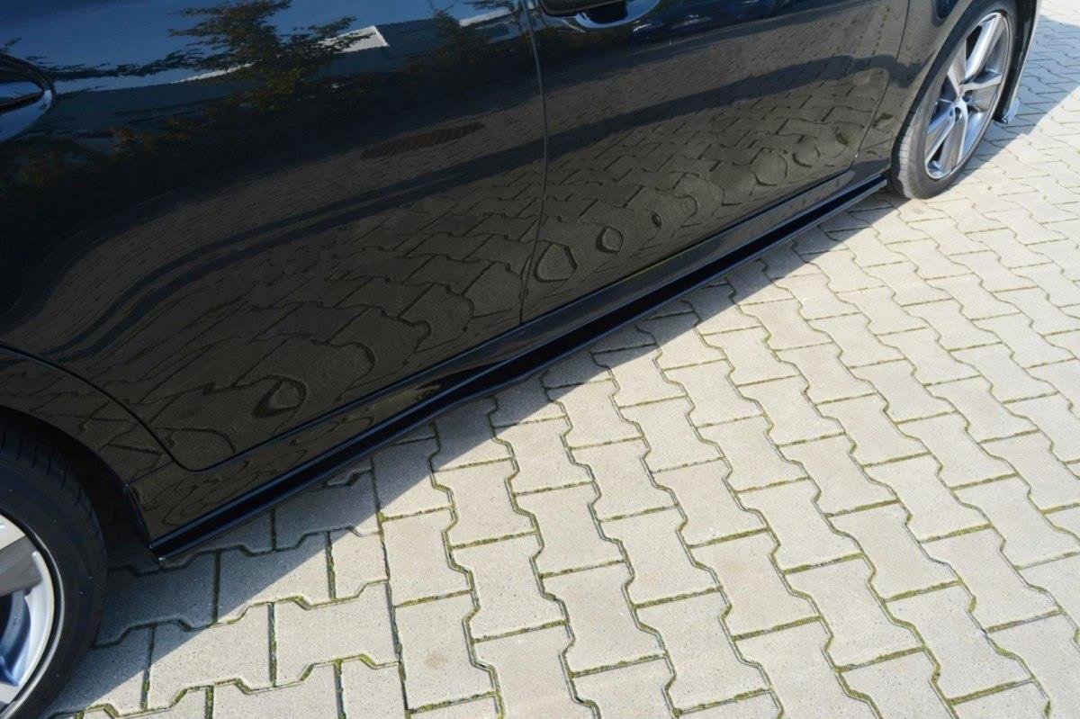 Seitenschweller Ansatz für Lexus GS Mk4 Facelift schwarz Hochglanz
