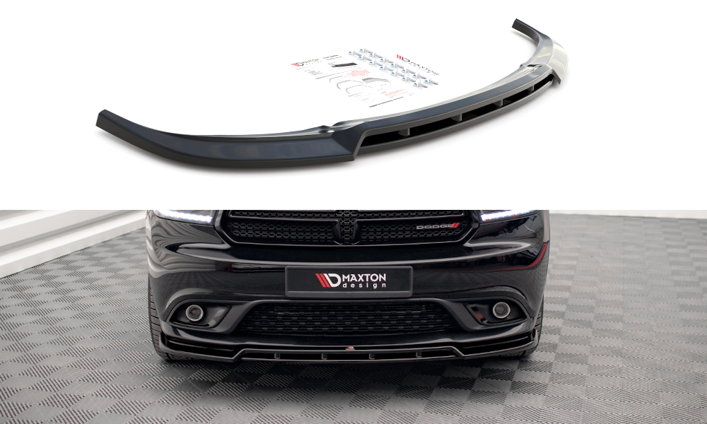 Street+ Spoilerlippe Front Ansatz passend für Dodge Durango RT Mk3 schwarz Hochglanz