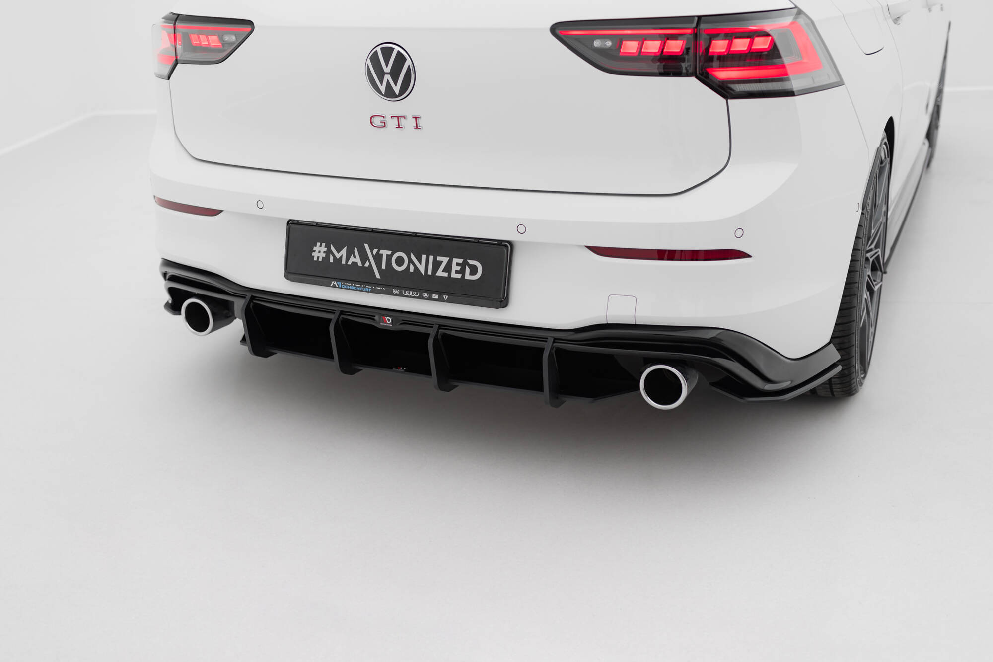 Street Pro Heckschürze Heck Ansatz Diffusor V.4 passend für VW Golf GTI Mk8