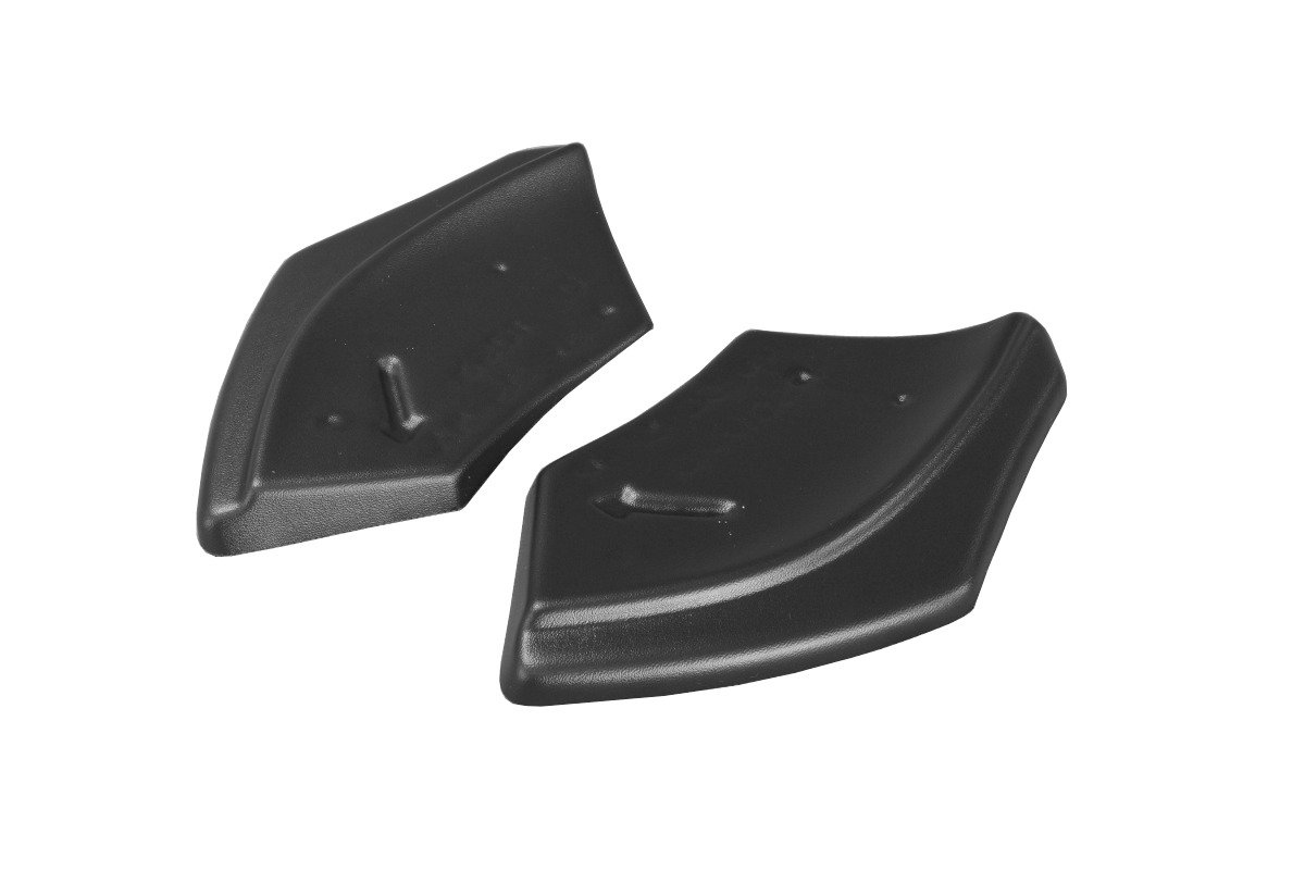 Heck Ansatz Flaps Diffusor für VW Scirocco R Mk3 Facelift schwarz Hochglanz