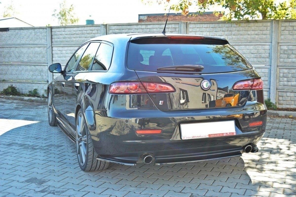 Heckansatz ALFA ROMEO 159 schwarz Hochglanz