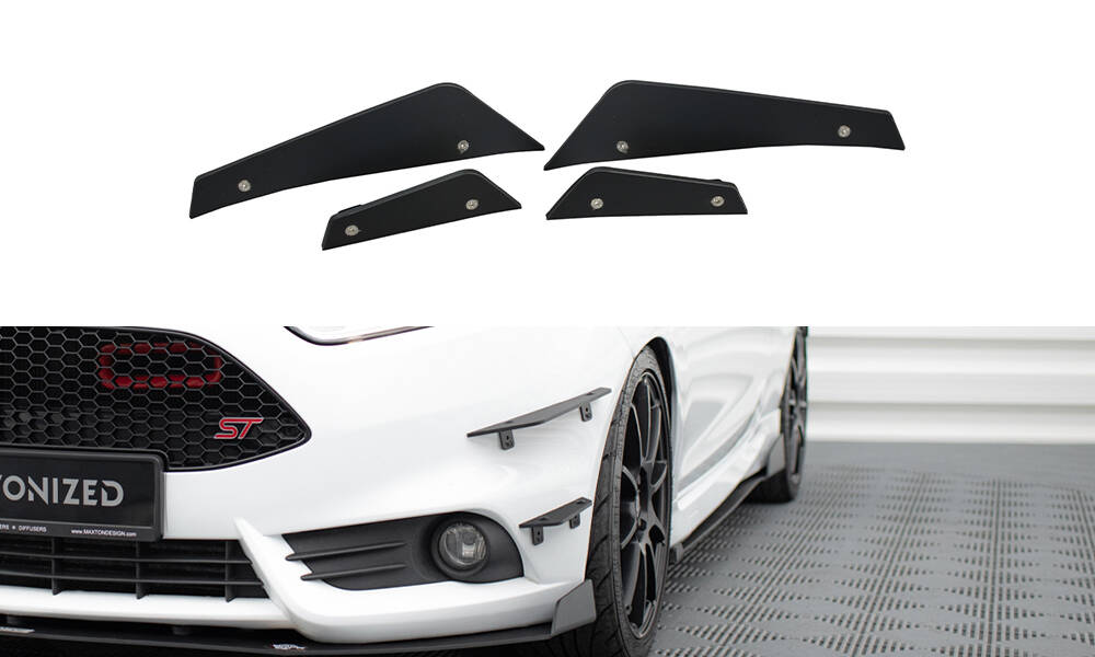 Ailes de pare-chocs avant Canards Ford Fiesta 7 ST Mk7 FL
