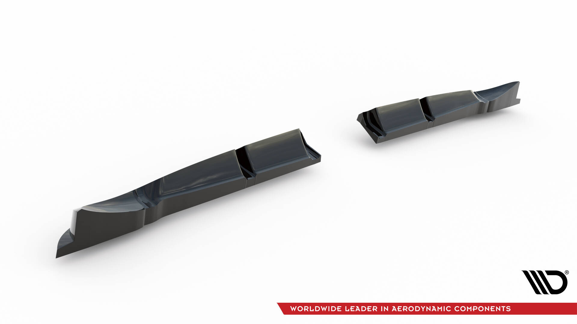 Diffusor Heckansatz passend für Brabus Smart Fortwo C451 FL schwarz Hochglanz