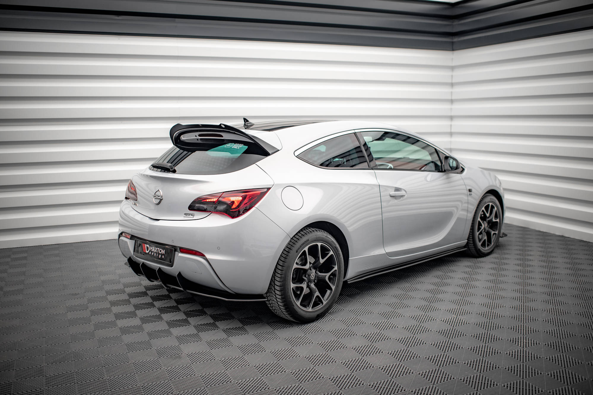 Street Pro Heckschürze Heck Ansatz Diffusor passend für Opel Astra GTC OPC-Line J