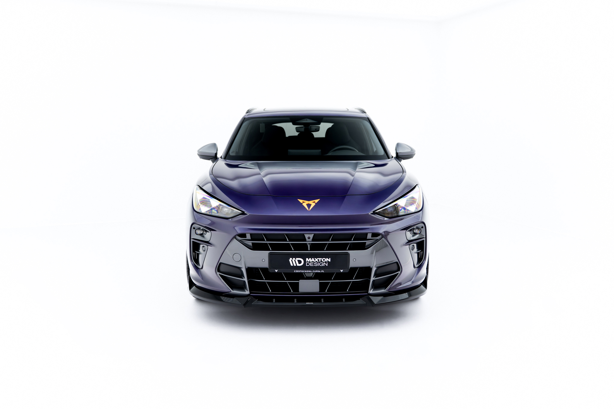 Frontlippe V.1 passend für CUPRA Terramar Mk1 schwarz Hochglanz