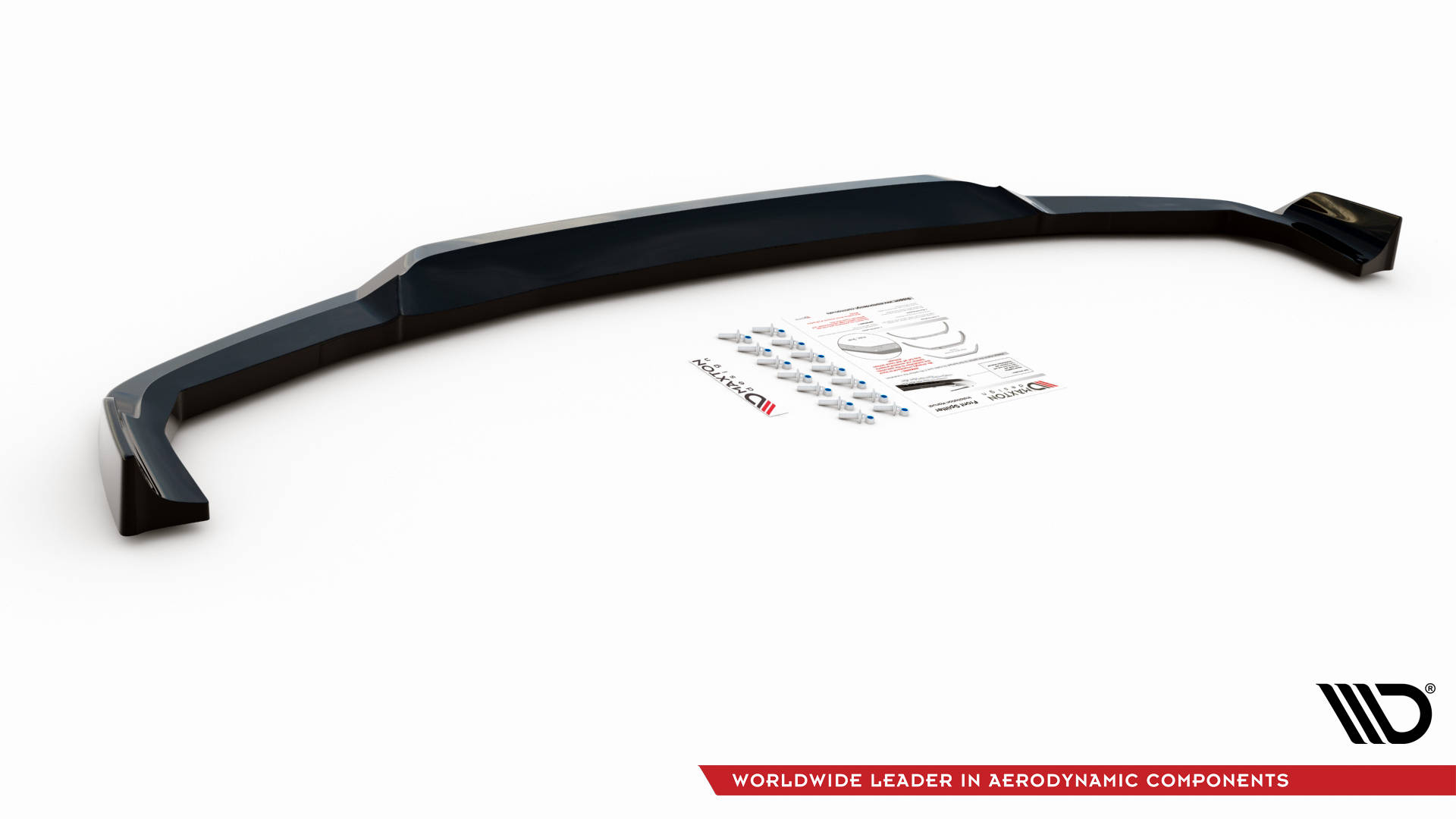 Street+ Spoilerlippe Front Ansatz V.3 passend für BMW X5M F95 schwarz Hochglanz