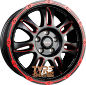 BORBET CW8 Red Rim Window Polished Matt Einteilig 18 Zoll