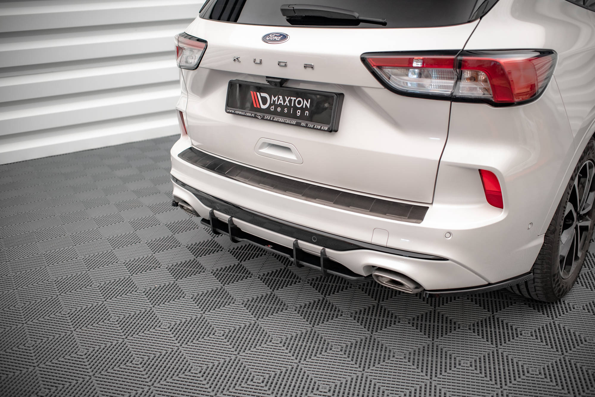 Street Pro Heckschürze Heck Ansatz Diffusor passend für Ford Kuga ST-Line Mk3