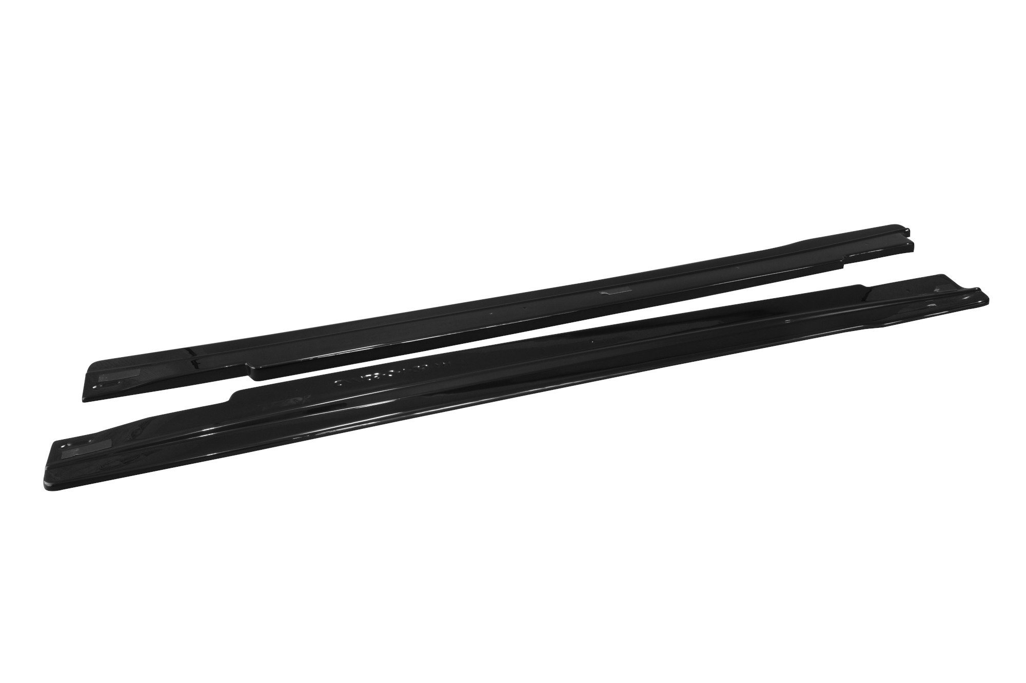Seitenschweller Ansatz für Hyundai Genesis Coupe Mk1 schwarz Hochglanz