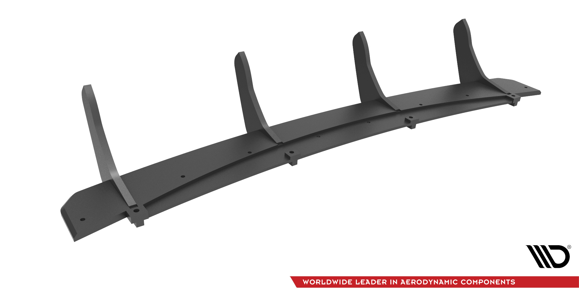 Street Pro Heckschürze Heck Ansatz Diffusor passend für Hyundai I40 Mk1 schwarz-rot