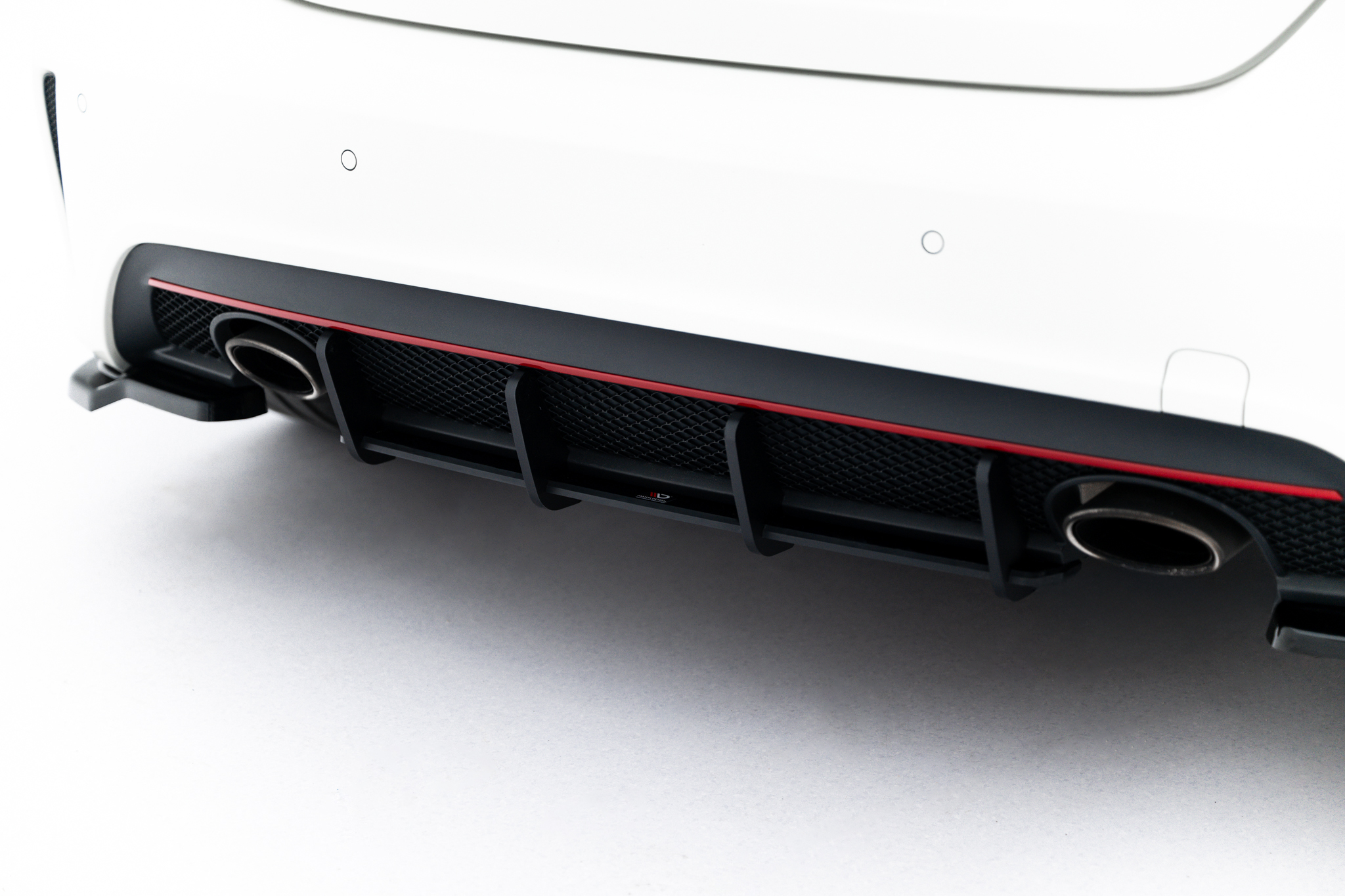 Street Pro Heckschürze Heck Ansatz Diffusor passend für Mercedes A AMG-Line W176