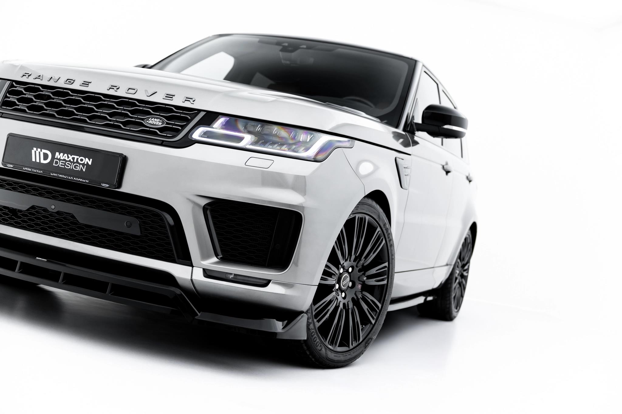 Frontlippe passend für Land Rover Range Rover Sport Mk2 Facelift schwarz Hochglanz