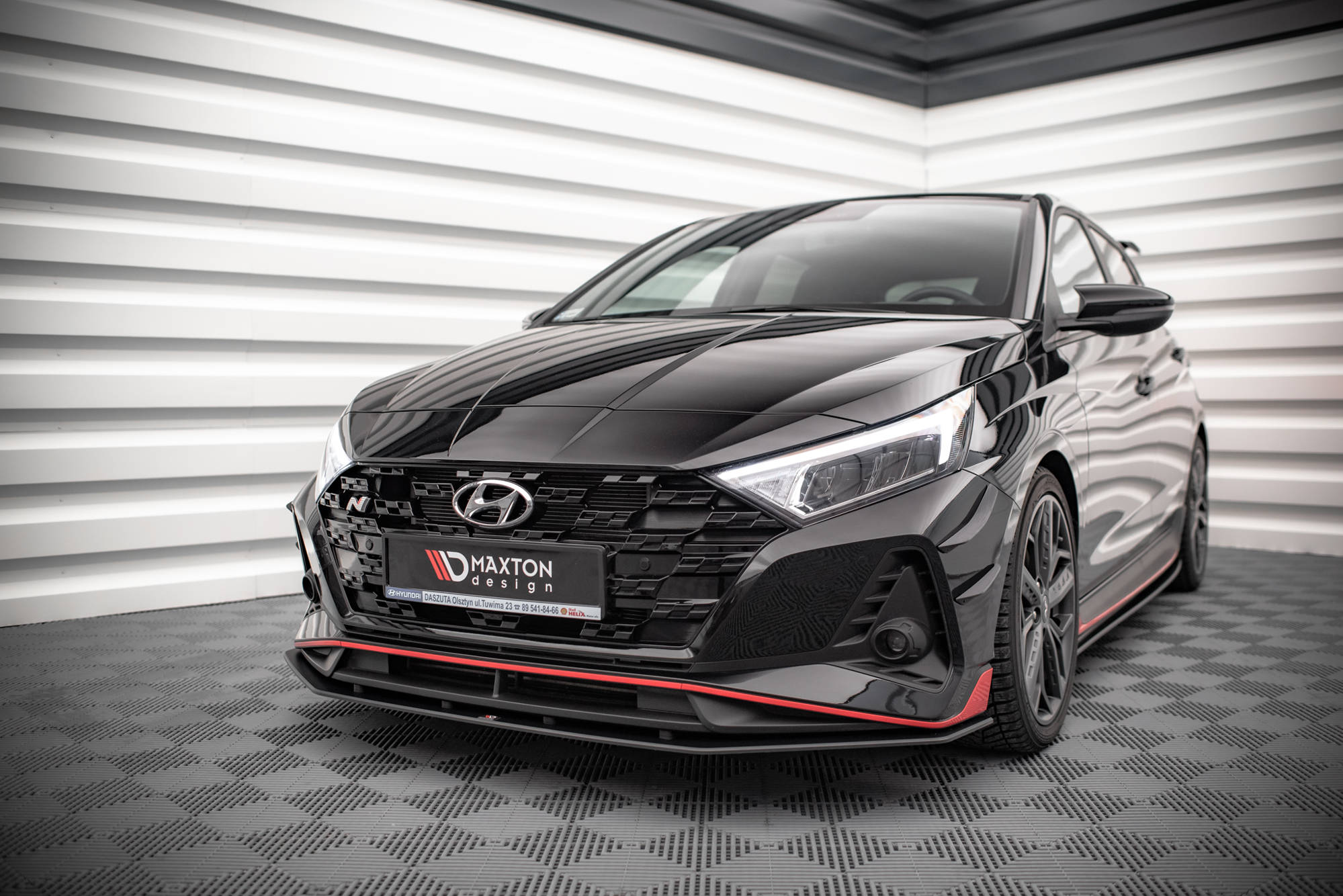 Street Pro Spoilerlippe Front Ansatz passend für Hyundai I20 N Mk3