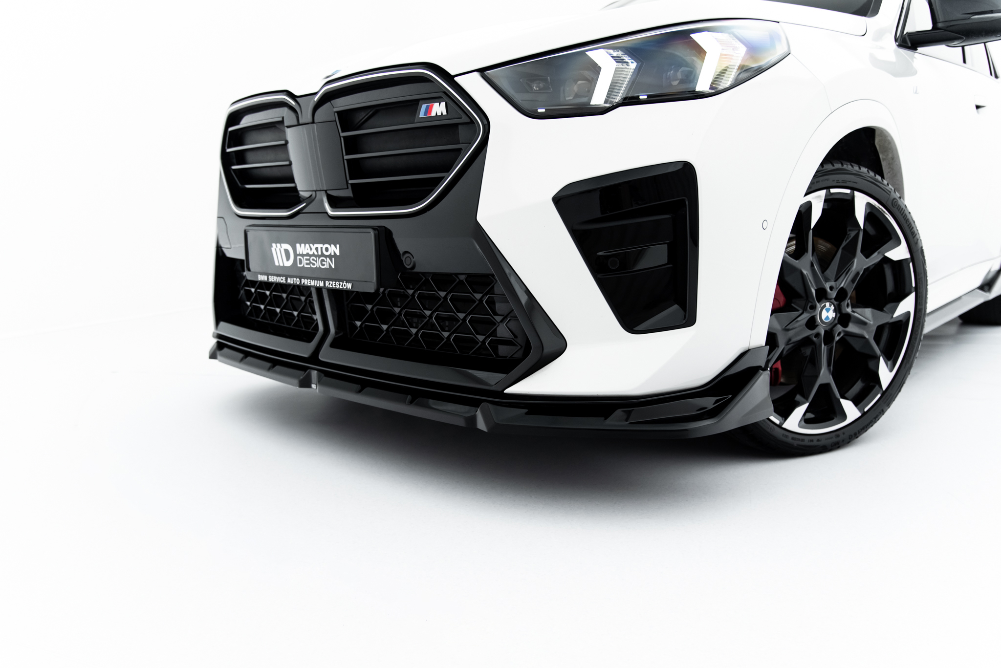 Street+ Spoilerlippe Front Ansatz passend für BMW X2 M35i U10 schwarz Hochglanz