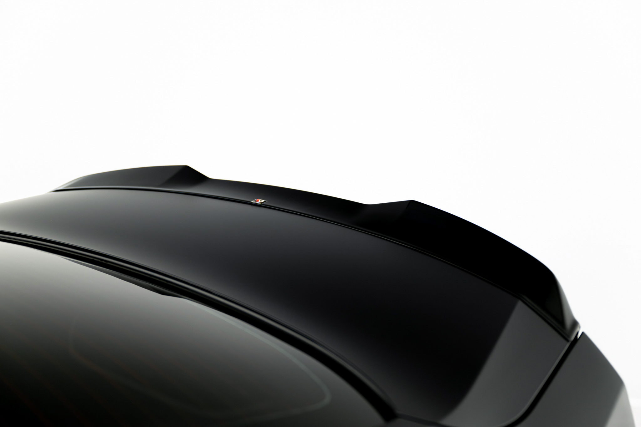 Heck Spoiler Aufsatz Abrisskante 3D passend für Volvo S60 R-Design Mk3 schwarz Hochglanz