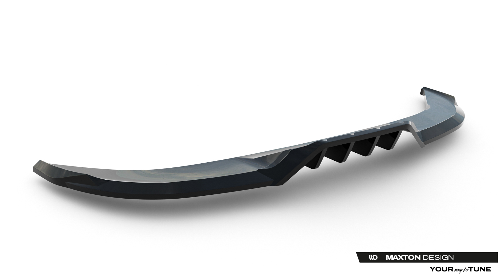 Diffusor Heckansatz V.2 passend für CUPRA Terramar Mk1 schwarz Hochglanz