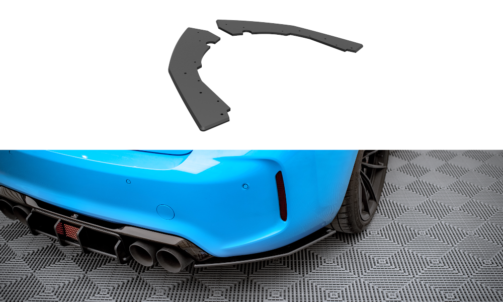 Street Pro Heck Ansatz Flaps passend für BMW M2 F87 rot
