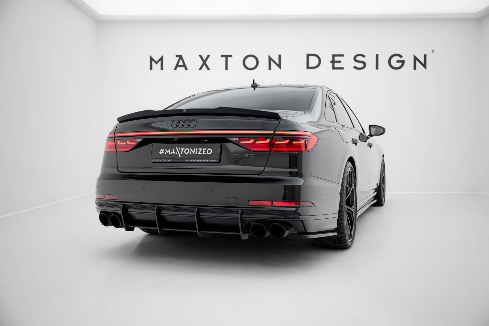 Street Pro Heckschürze Heck Ansatz Diffusor passend für Audi S8 D5