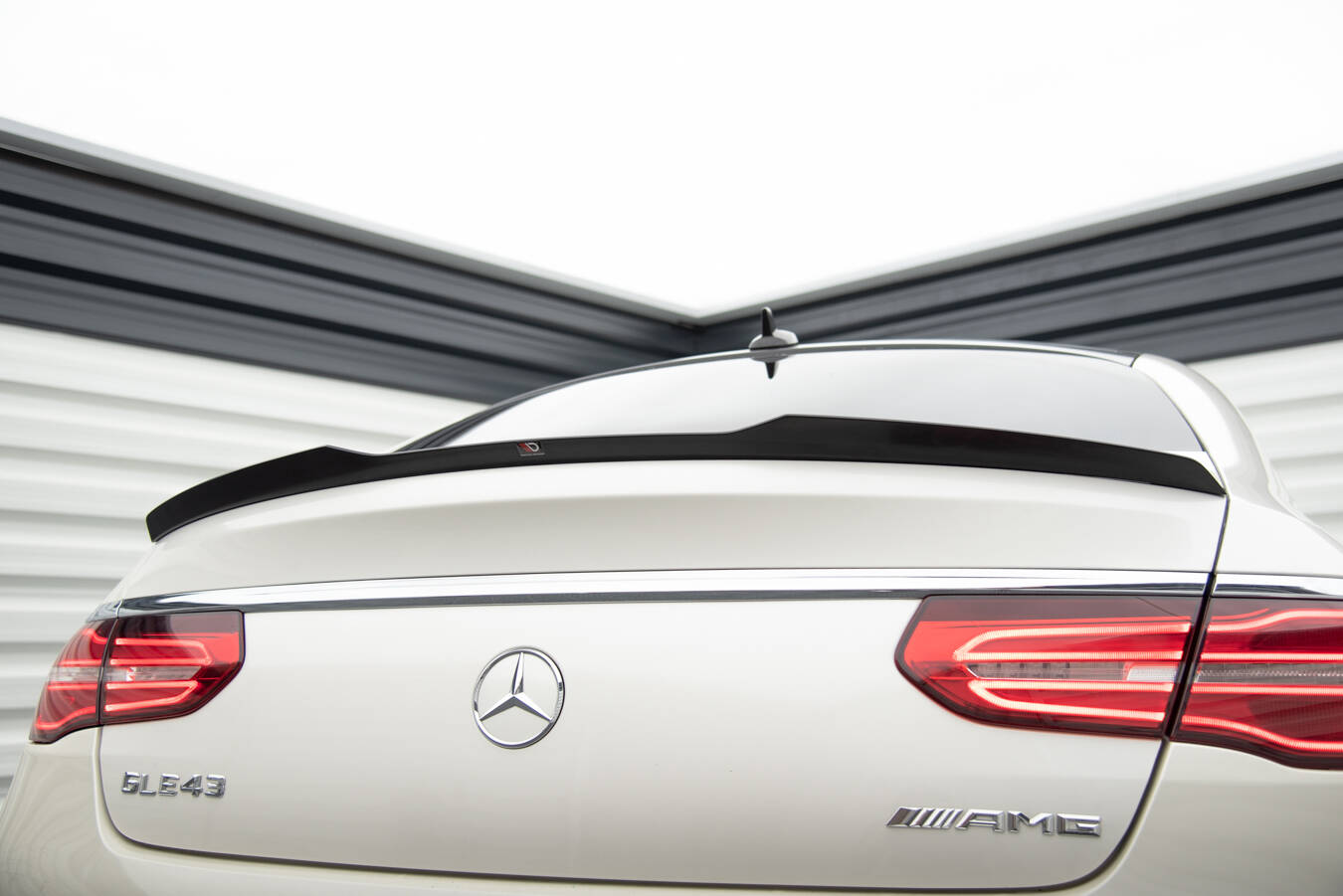 Heck Spoiler Aufsatz Abrisskante passend für Mercedes GLE Coupe 43 AMG / AMG-Line C292 schwarz Hochglanz