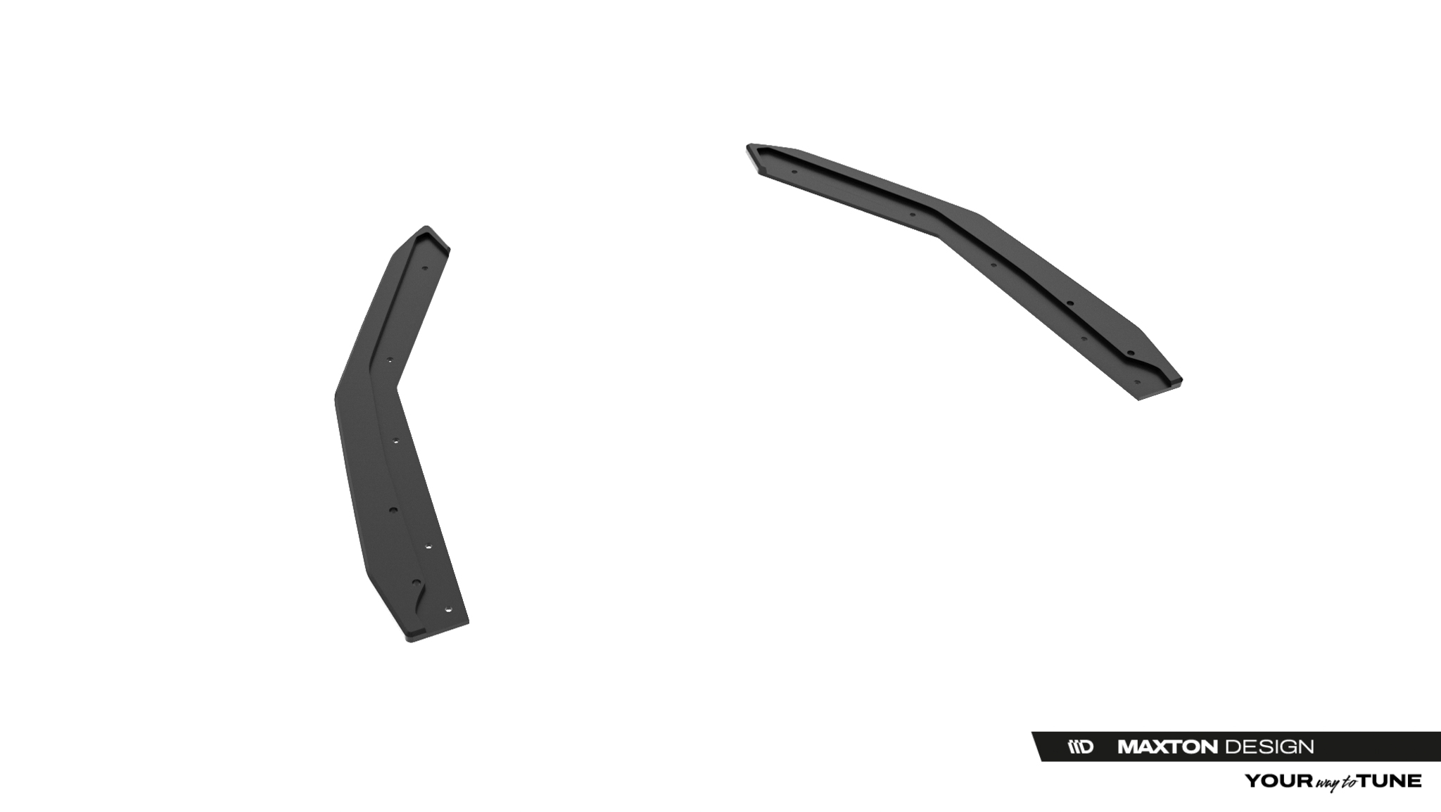 Diffusor Flaps passend für Lexus IS 500 Mk3 Facelift 2 XE30 schwarz matt