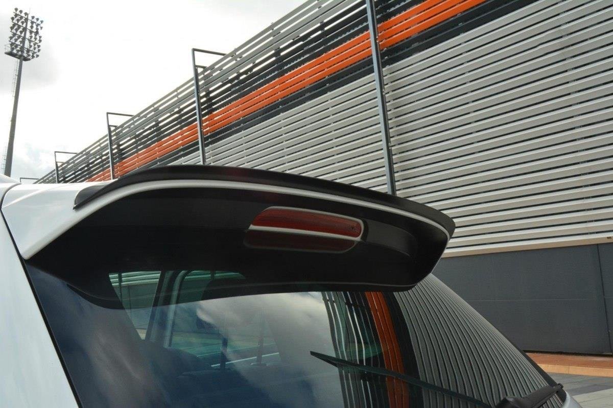 Heck Spoiler Aufsatz Abrisskante passend für Vw Tiguan Mk2 R-Line schwarz Hochglanz