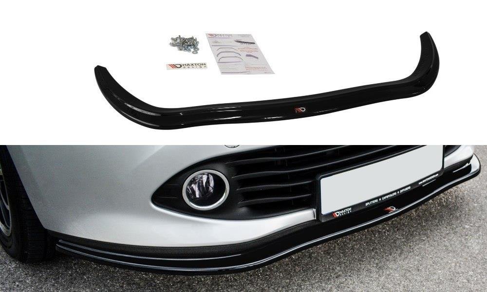 Front Ansatz V.1 für Renault Clio Mk4 schwarz Hochglanz