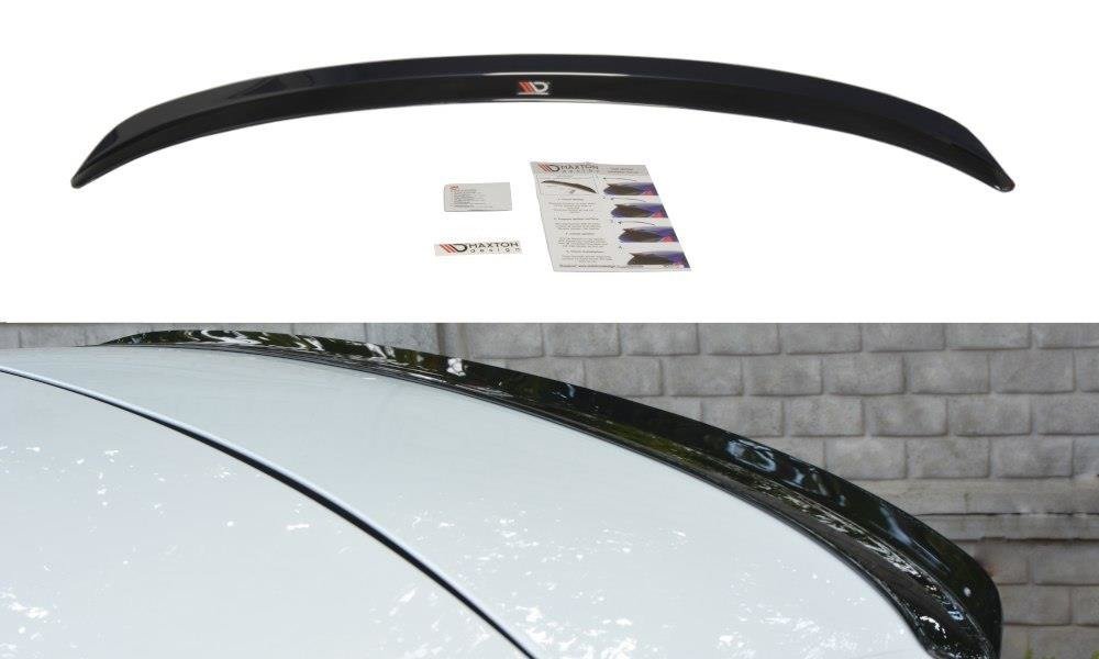Spoiler CAP für Renault Megane Hatchback MK4 schwarz Hochglanz