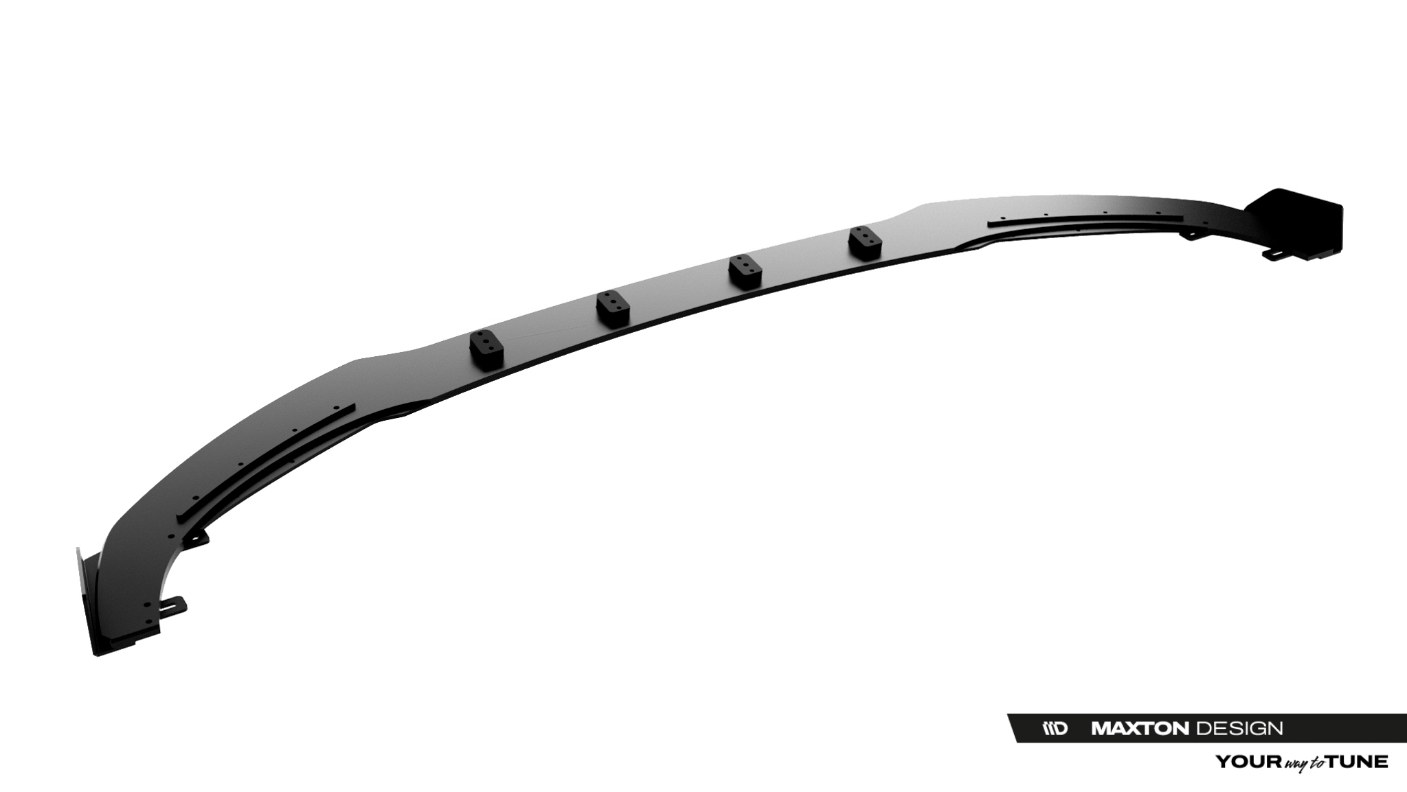 Frontlippe passend für CUPRA Born Mk1 roter Kern + Hochglanz Flaps