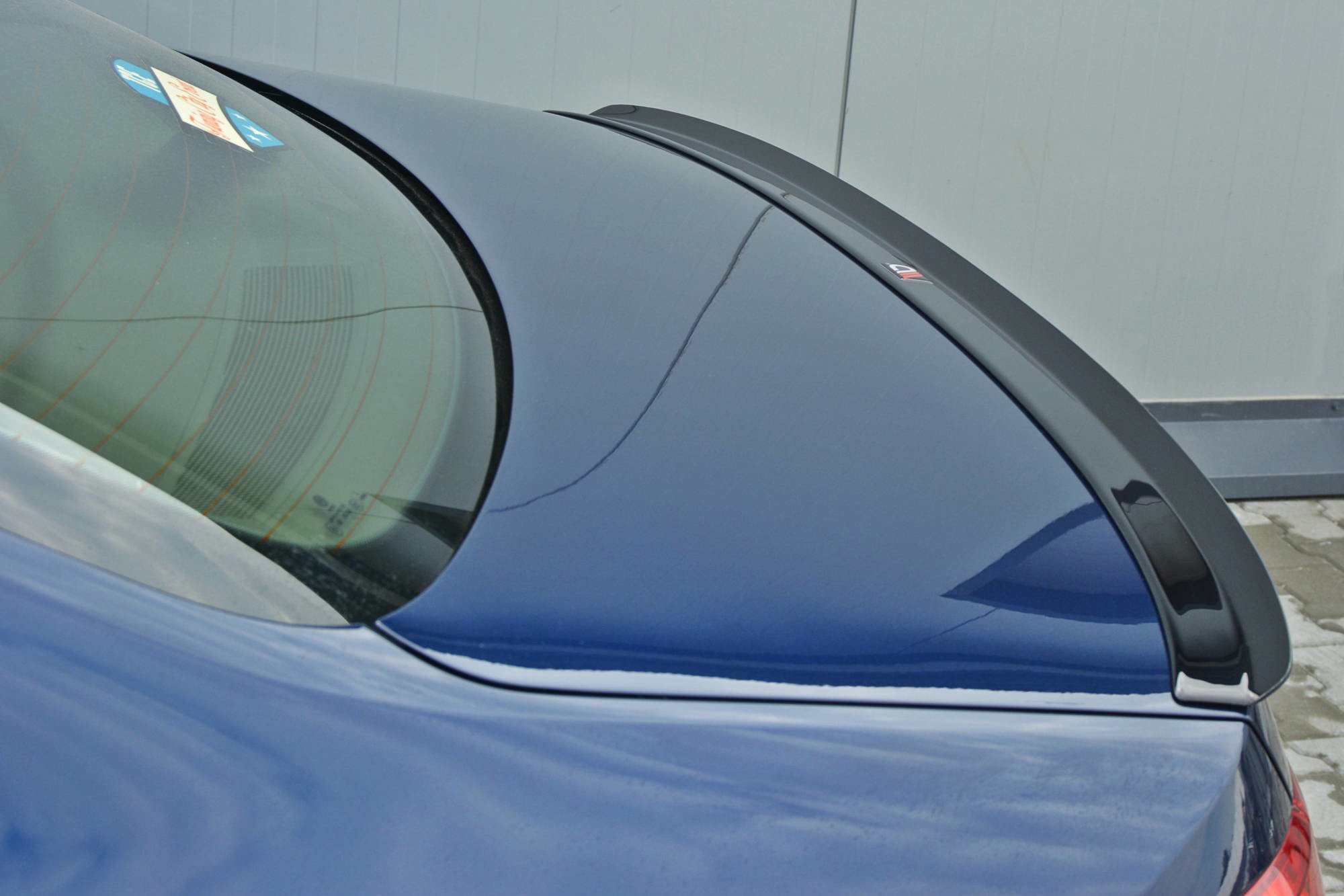 Spoiler CAP für VOLKSWAGEN JETTA MK6 SEDAN vor Facelift schwarz Hochglanz
