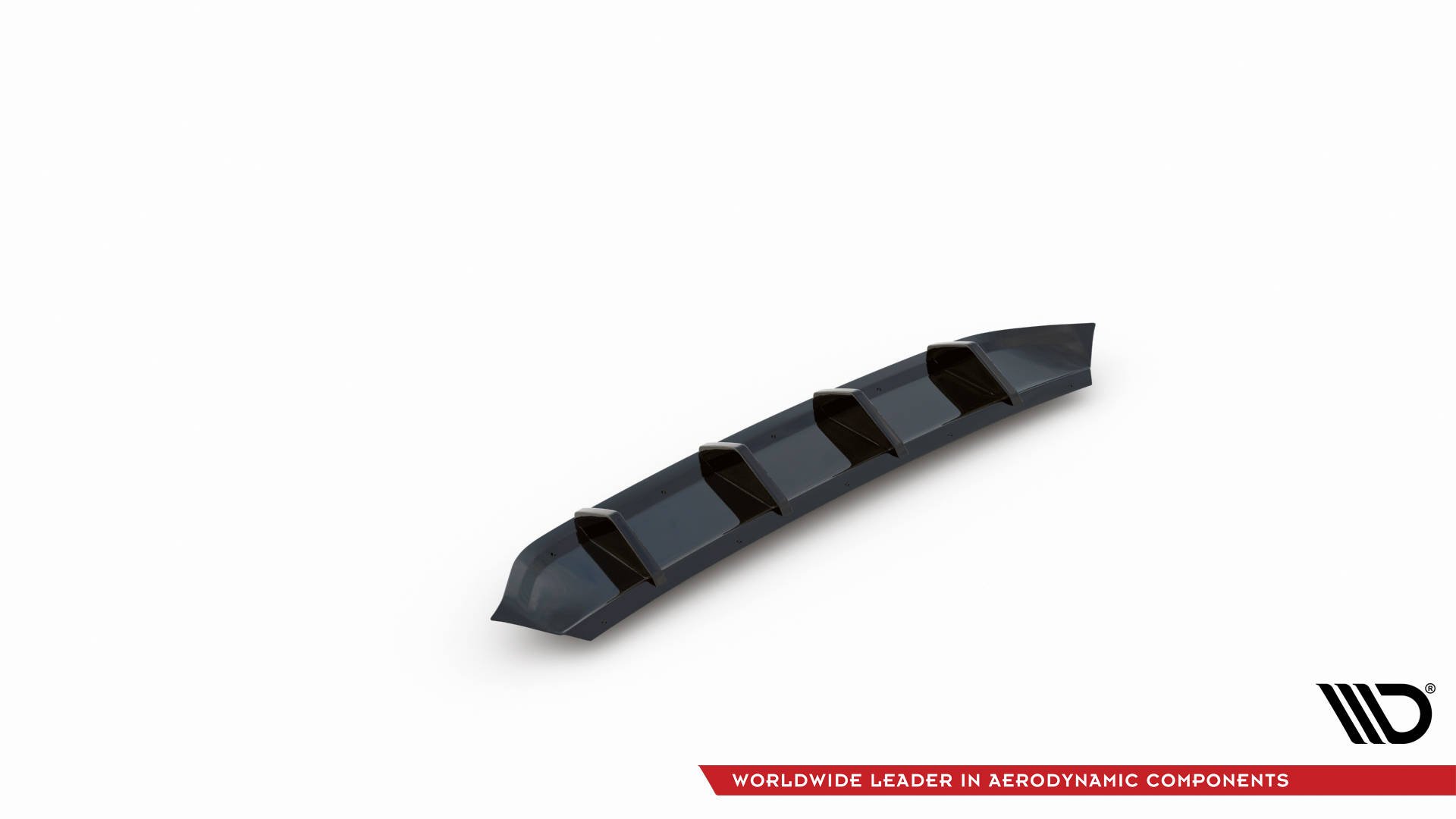 Street+ Heck Ansatz Diffusor passend für VW Arteon R-Line Limousine / Shooting Brake Mk1 FL schwarz Hochglanz