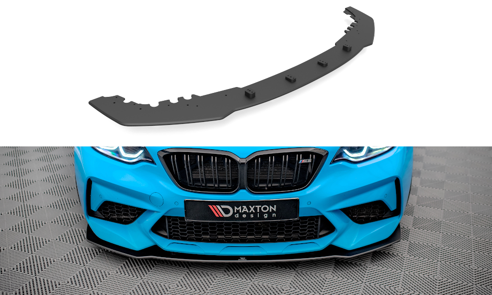 Street Pro Spoilerlippe Front Ansatz passend für BMW M2 F87 rot