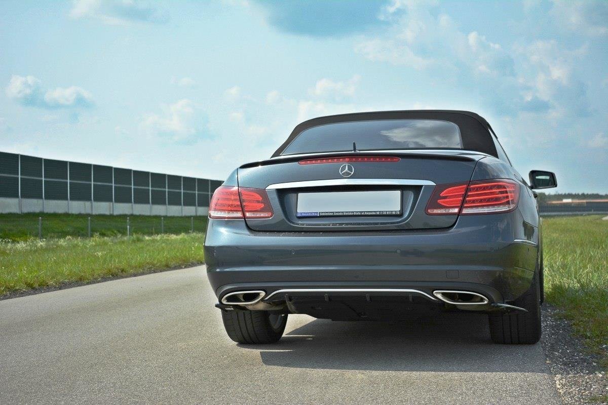 Diffusor Heck Ansatz für Mercedes E W212 Carbon Look
