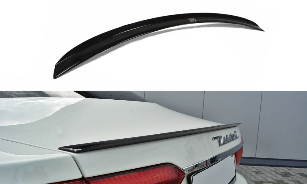Heckspoiler Lippe passend für Maserati Granturismo Mk1 schwarz Hochglanz