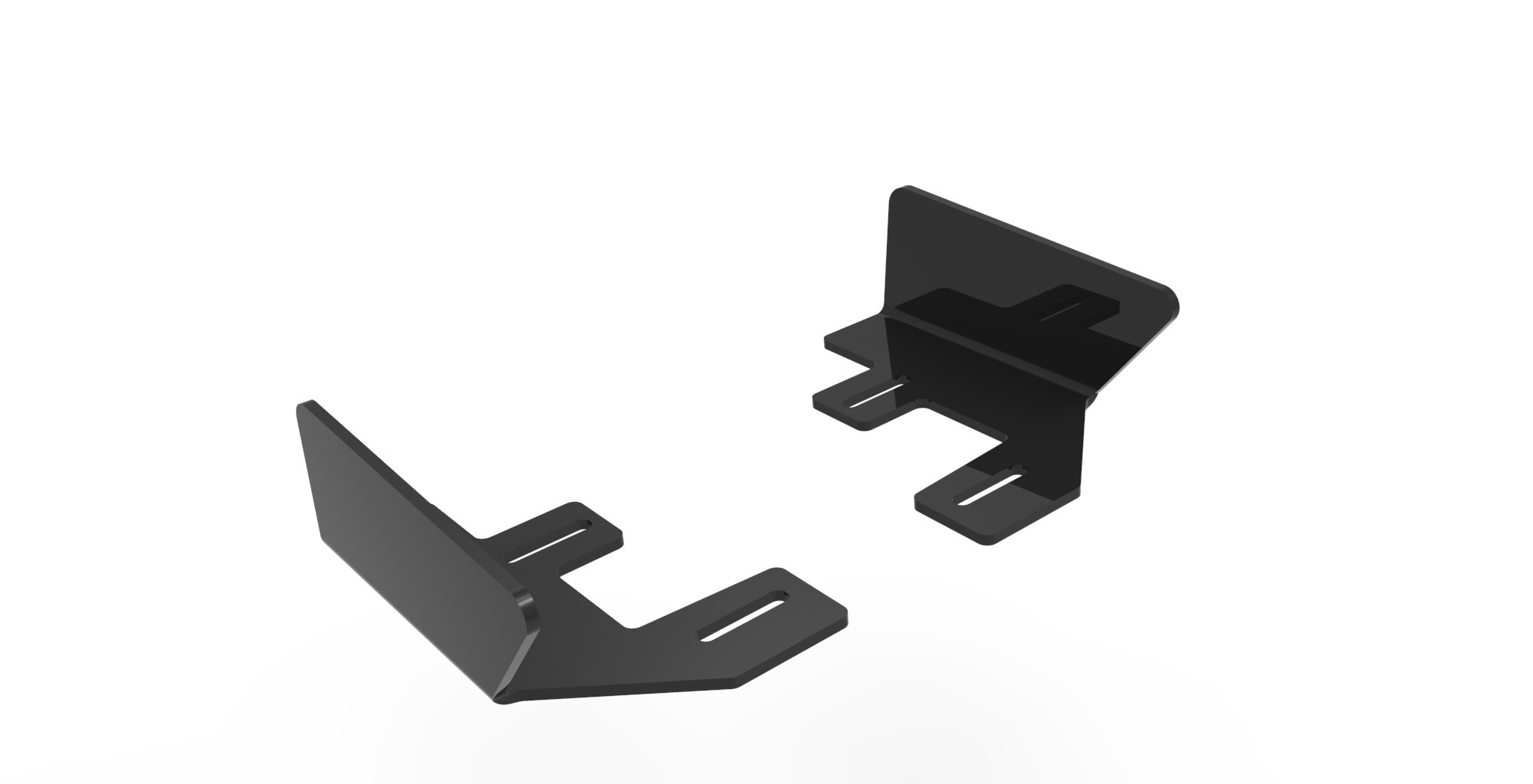 Hintere Seiten Flaps passend für Hyundai I20 N Mk3 schwarz Hochglanz