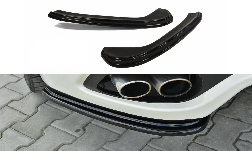 Diffusor Flaps passend für Maserati Granturismo Mk1 schwarz Hochglanz