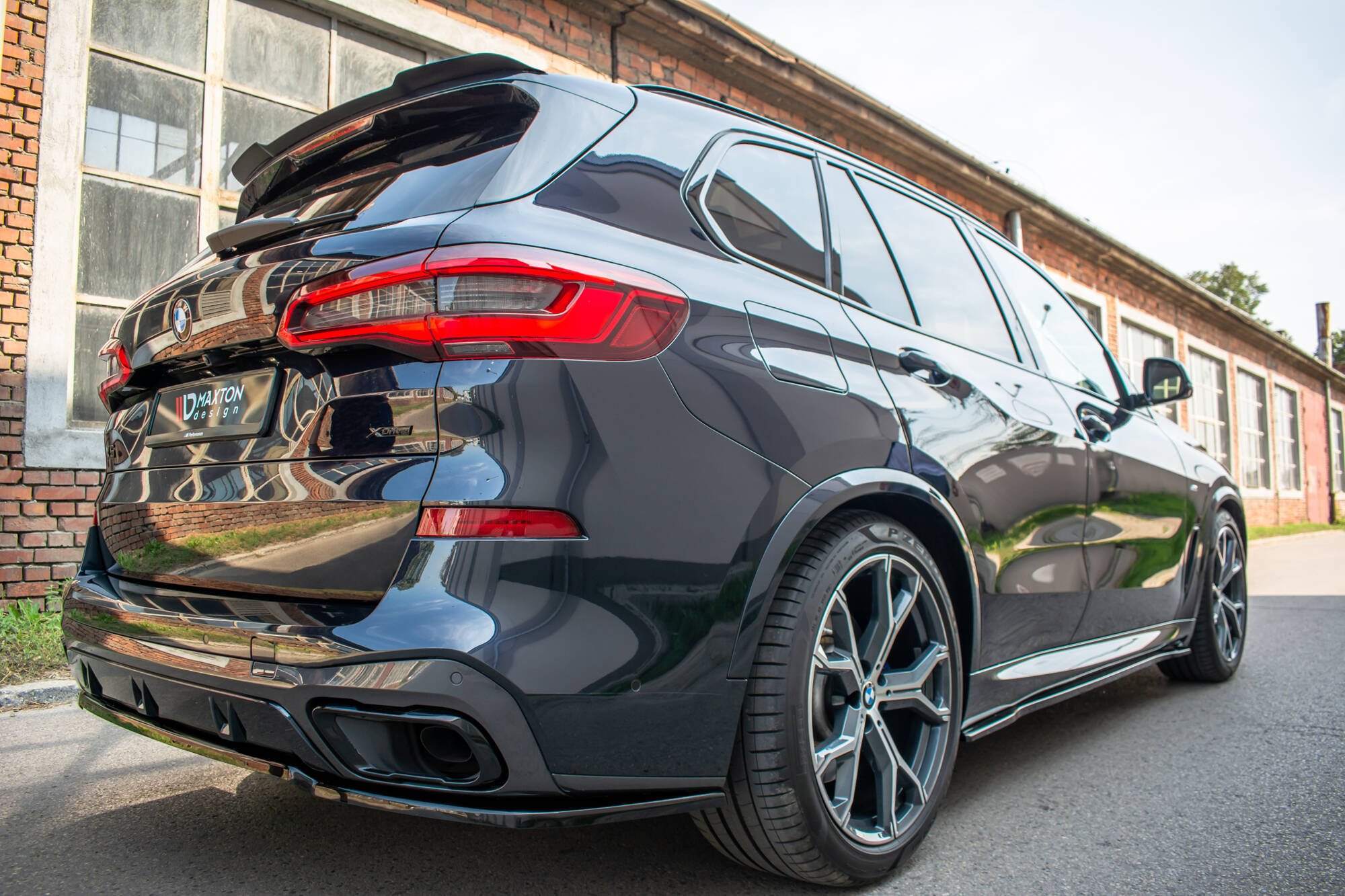 Seitenschweller Ansatz für BMW X5 G05 M Paket schwarz Hochglanz