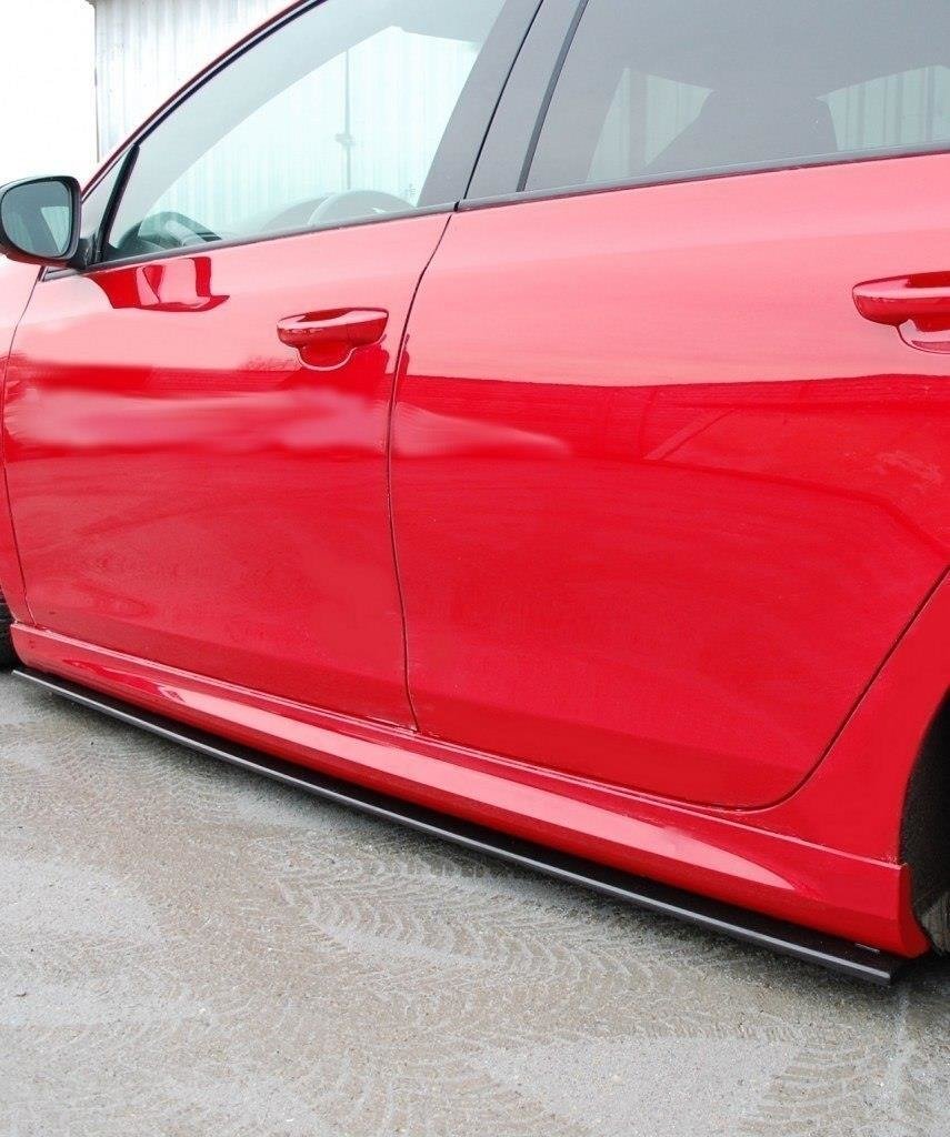Street+ Seitenschweller Leisten passend für VW Golf GTI 35th / R20 Mk6 schwarz Hochglanz