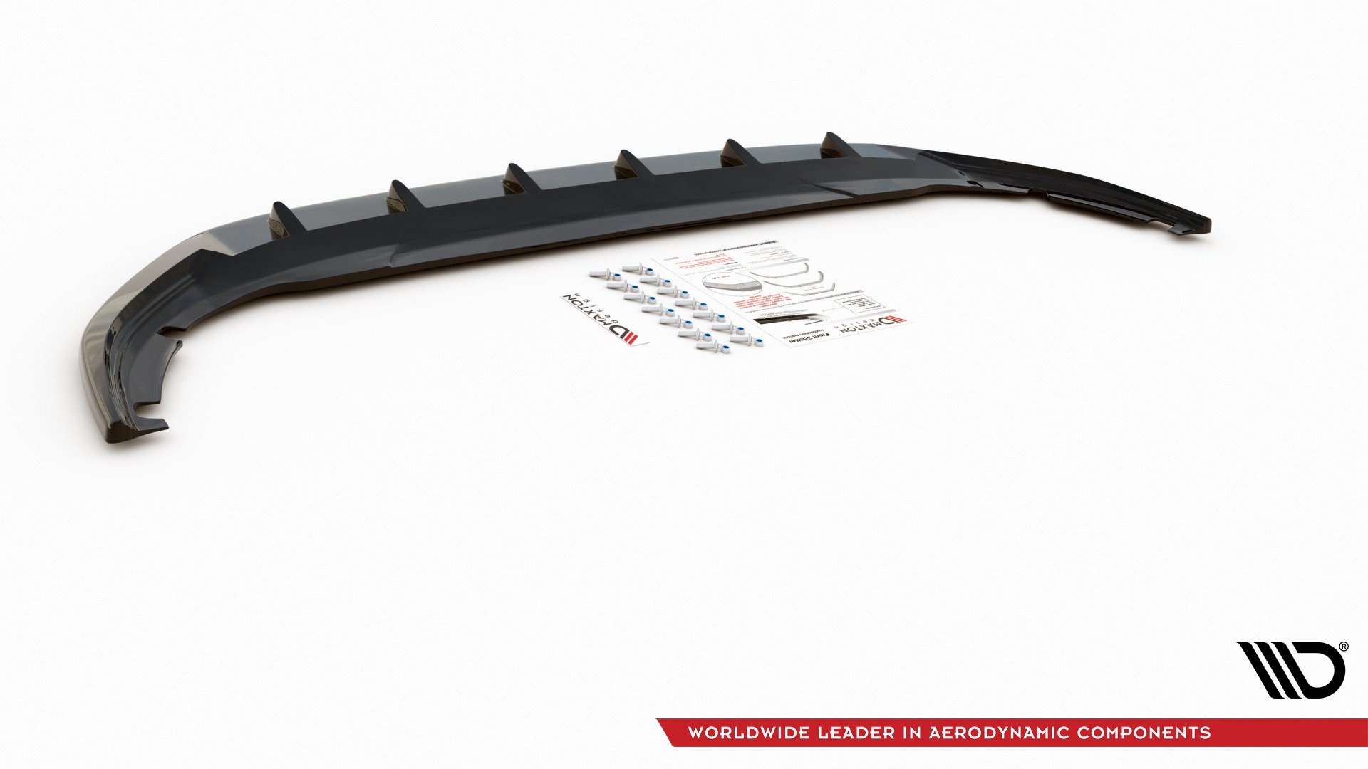 Front Ansatz V.1 für VW Golf Mk8 schwarz Hochglanz